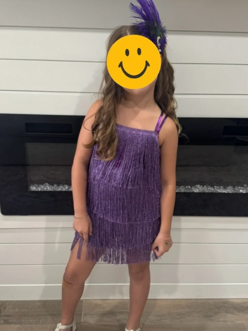 Girls' Size 7/8 1920s Flapper Dress